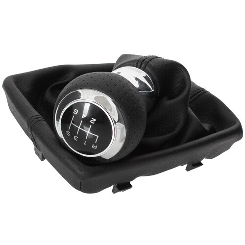 Leather gear knob speed - leather, 6-speed